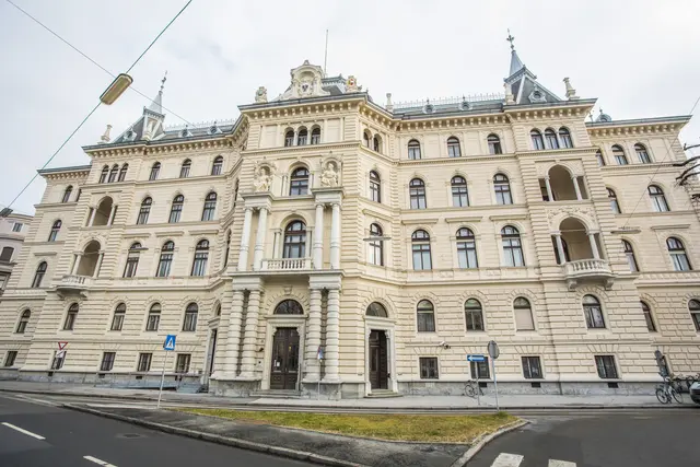 Am Landesgericht für Zivilrechtssachen Graz dreht sich diese Woche vieles um den FPÖ-Finanzskandal.  | Foto: Prontolux