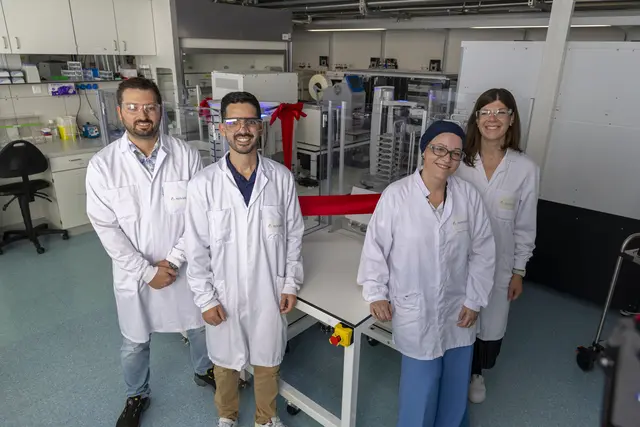 Das Projektteam der Wirkstoffentwicklung freut sich über die neuen Möglichkeiten. | Foto: Novartis Österreich
