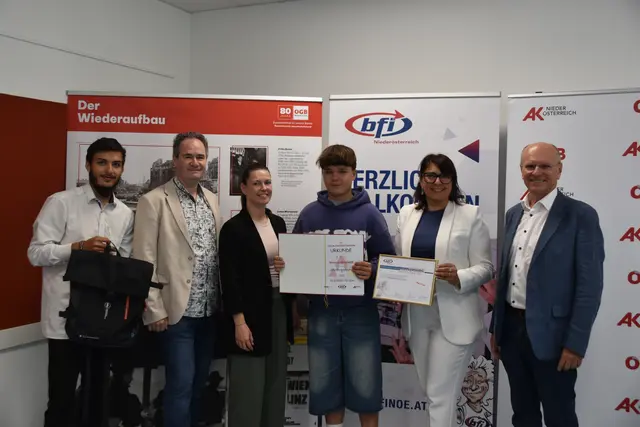 Ehrungen in Scheibbs: Gewerkschaftsbund und Arbeiterkammer hatten zu ihrem großen Aufsatzwettbewerb im Bezirk aufgerufen.