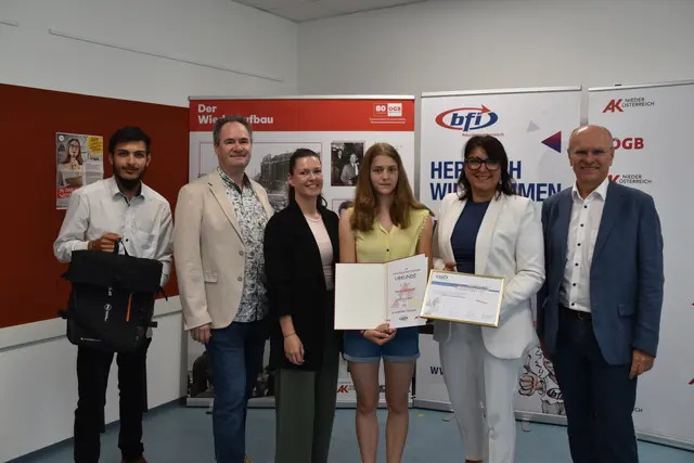 Ehrungen in Scheibbs: Gewerkschaftsbund und Arbeiterkammer hatten zu ihrem großen Aufsatzwettbewerb im Bezirk aufgerufen.