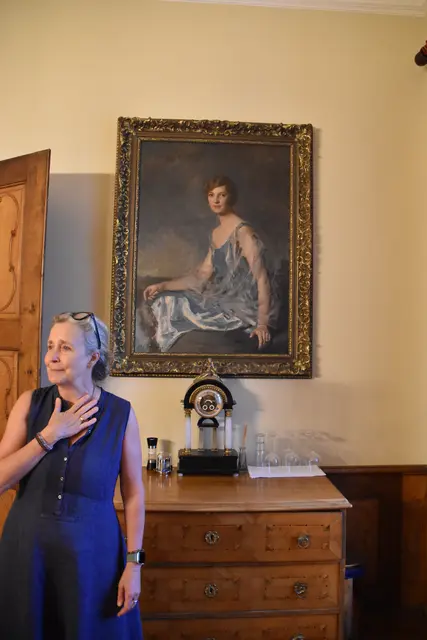 Die Ernegger Schloss-Herrin Georgina Newall ist eine direkte Nachfahrin der Familie Auersperg. | Foto: Roland Mayr/MeinBezirk Scheibbs