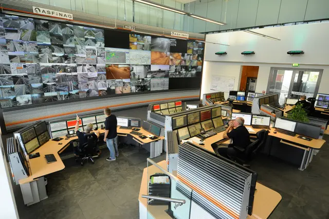 Bilder des zum Stillstand gekommenen Pkw wurden automatisch in die Verkehrssicherheitszentrale Inzersdorf übertragen. | Foto: Asfinag