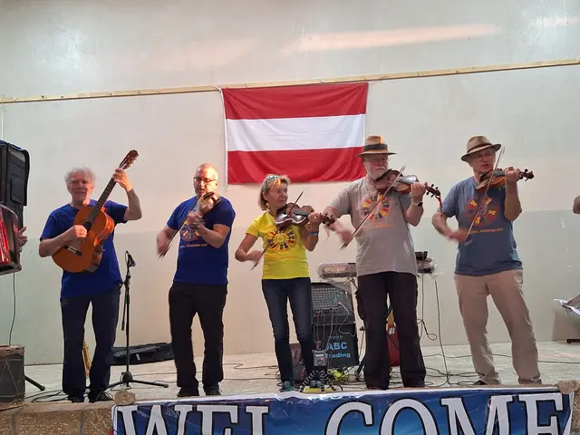 Die Genussgeiger spielten in Äthopien groß auf. | Foto: Genussgeiger