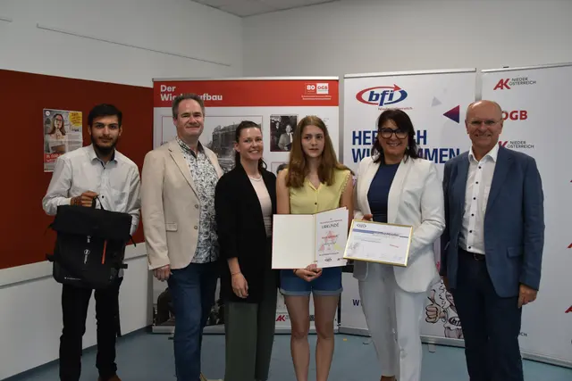 Ehrungen in Scheibbs: Gewerkschaftsbund und Arbeiterkammer hatten zu ihrem großen Aufsatzwettbewerb im Bezirk aufgerufen.