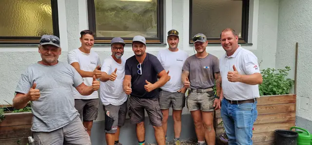 v.l.n.r.: Andreas Rettenwender (Ersatz-BR), Marcel Kremser (Ersatz-BR), Lukas Huber (BRV-Stv.), Robert Fritzenwallner (Ersatz-BR), Christoph Nagl (BRV), Tobias Stücklschweiger (BR), Stefan Haslauer (GBH-Sekretär) | Foto: Quelle GBH – Salzburg