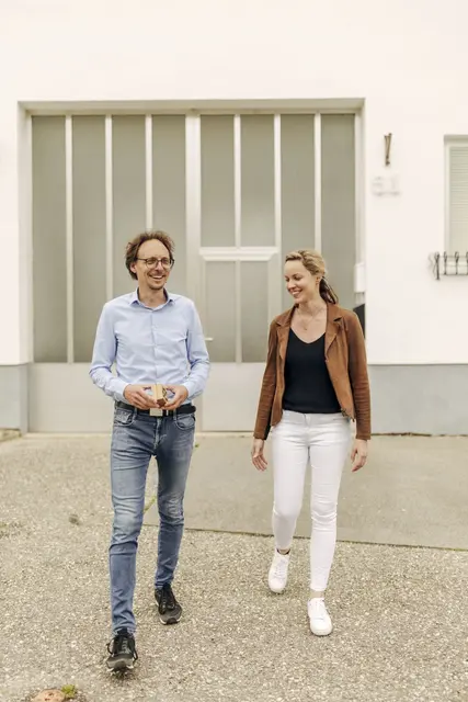 Die Gründer von efriends in Nappersdorf: Matthias Katt und Klara Dimmel | Foto: efriends