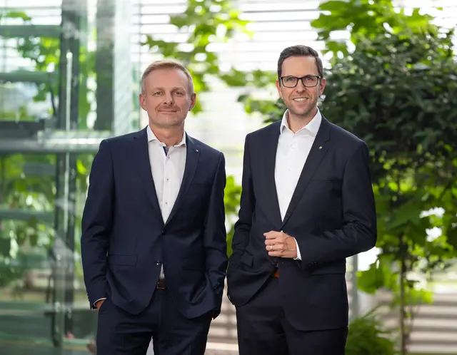 CFO Andreas Schoberleitner (l) und CEO Christoph Knogler blicken auf ein erfolgreiches Jahr zurück. | Foto: Keba