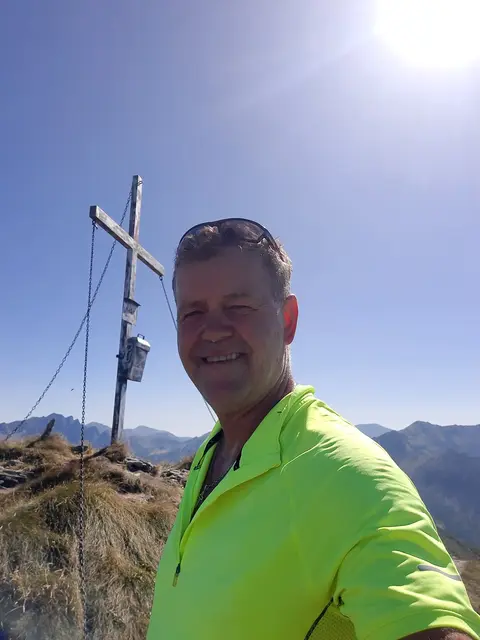 Arnreits Bürgermeister Heinz Kobler verschlägt es in die Berge. | Foto: Kobler