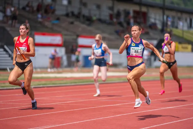 Die Damenstaffel der SU Leibnitz mit Isabelle Engel powerte sich zu neuem Steirischen Rekord. | Foto: ÖLV/@wolf.amri