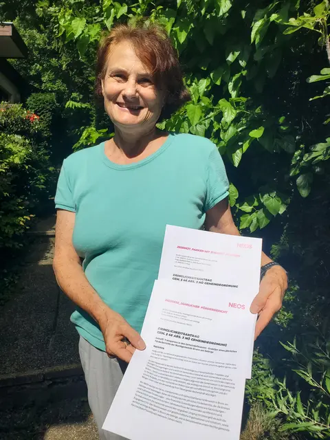 Neos-Gemeinderätin Christine Hausknotz. | Foto: Neos Brunn