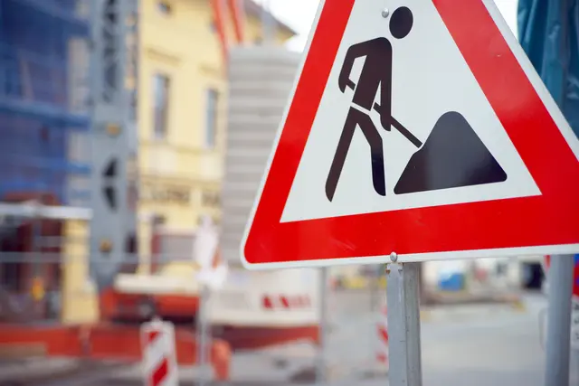 Gleisbauarbeiten in Baden. | Foto: 2025psb/archiv