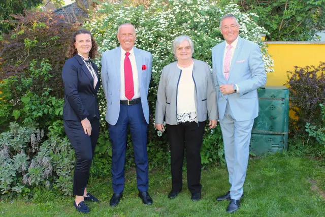 Goldene Hochzeit von Veronika Elisabeth und Karl Johann Pagatsch. | Foto: Stadtgemeinde Strasshof
