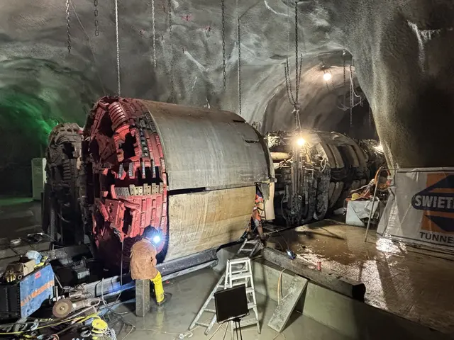 Mit dem Durchbruch des 18 Kilometer langen Verbindungsstollens ist ein wichtiges Etappenziel erreicht worden. | Foto: Tiwag