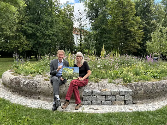 Eine ökologisch wertvolle Wildblumen wird in Zukunft das Areal des Schlossparks Lichtenegg in Wels bereichern. | Foto: Stadt Wels