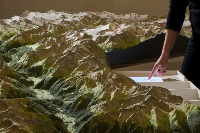 Das Ötztal-Relief ist eine der Neuheiten, die einen Besuch im Naturparkhaus zu einem Erlebnis machen. | Foto: Günter WETT