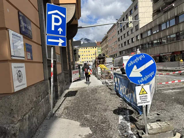 Fußgängerbereich von der Brixner Straße zum Bozner Platz.