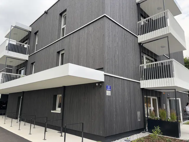 Die neue Wohnanlage von außen. | Foto: Schrofner
