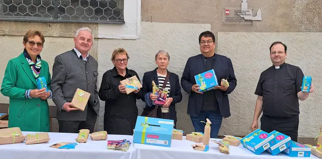 Das Organisationsteam mit Pfarrassistent Roland Altreiter (2.v.r.) und Kaplan Daniel Weber (r.). | Foto: Pfarre Freistadt