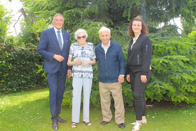 90. Geburtstag von Leopoldine Jantschek. | Foto: Stadtgemeinde Strasshof