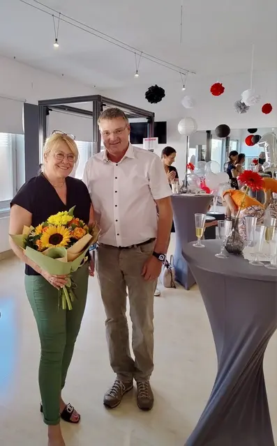 Inhaberin/GF Elisabeth Poschik, Bgm. Abg. z. NR Wolfgang Kocevar | Foto: Stadtgemeinde Ebreichsdorf