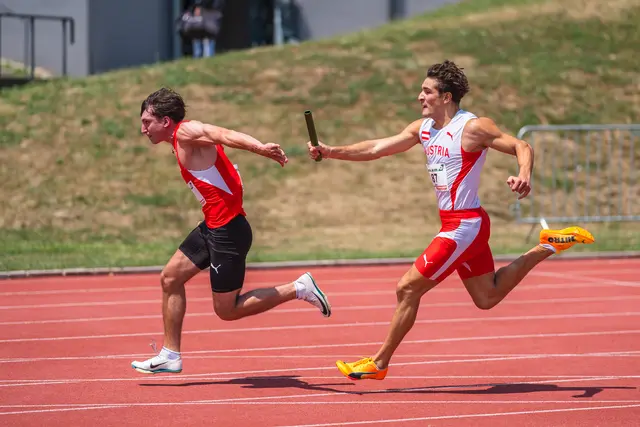 Enzo Diessl und die Nationalteam-Staffel schafften auch das Limit für die U23-EM nächste Woche in Norwegen. | Foto: ÖLV/@wolf.amri