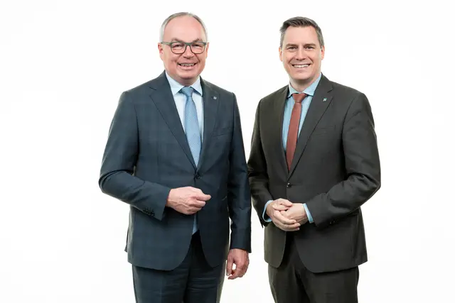 LH Stellvertreter Stephan Pernkopf und Landtagsabgeordneter Christoph Kaufmann. | Foto: VPNÖ