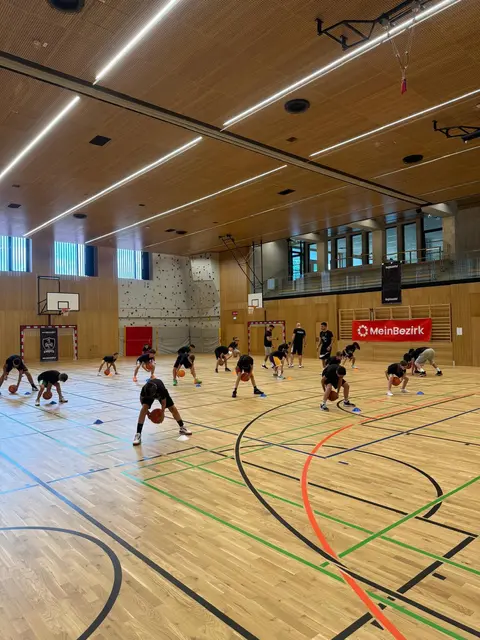 Das Camp bot ein abwechslungsreiches Trainingsprogramm mit Fokus auf die Grundlagen des Spiels. | Foto: BC Salzburg Knights