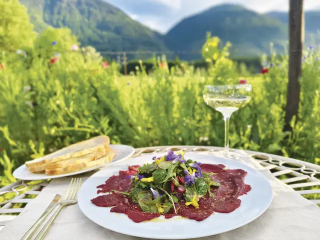 Rehcarpaccio mit Radieschen-Spargel-Kräutersalat | Foto: Privat