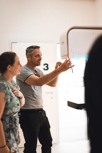 Expertinnen und Experten präsentierten aktuelle Entwicklungen der bildgebenden Diagnostik. | Foto: Kompetenzzentrum DOK