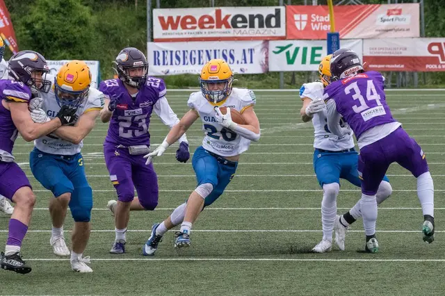 In der regulären Saison haben die Giants die Vikings zweimal besiegt.  | Foto: Kunzfeld &amp; Kunzfeld