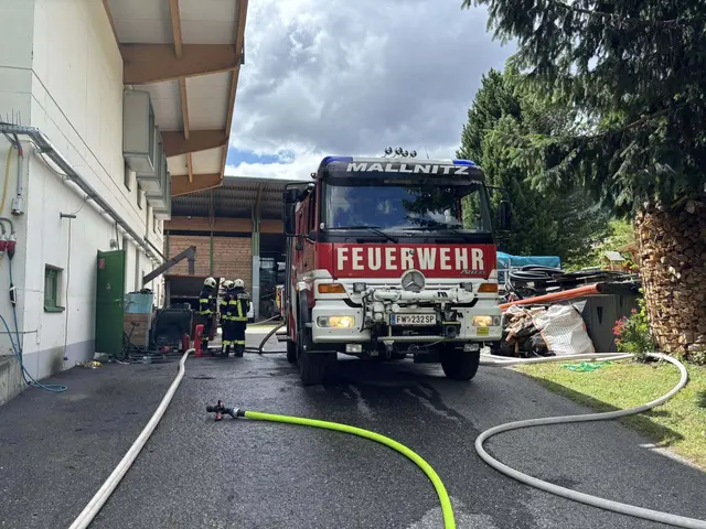 Die alarmierten Feuerwehren Mallnitz, Obervellach, Flattach und Penk standen mit insgesamt 40 Personen im Einsatz.  | Foto: Feuerwehr Mallnitz