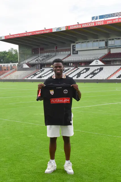 Admira-Neuzugang: Aristot Tambwe-Kasengele. | Foto: Admira Wacker