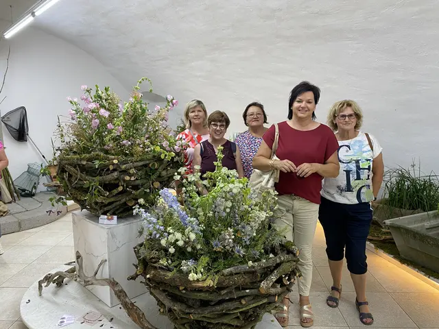 v.l.n.r.: Gabi Eckerstorfer, Maria Baumgartner, Anna Männer, Ortsbäuerin Marianne Greinöcker und Elisabeth Callender