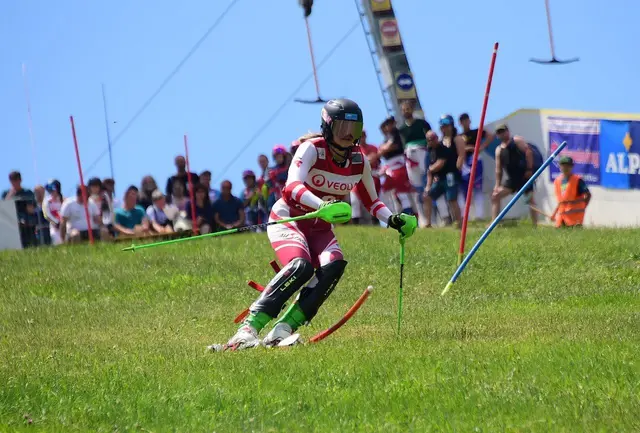 Emma Eberhardt erreichte im FIS-Slalom als Dritte das Podest. | Foto: Robert Hetfleisch