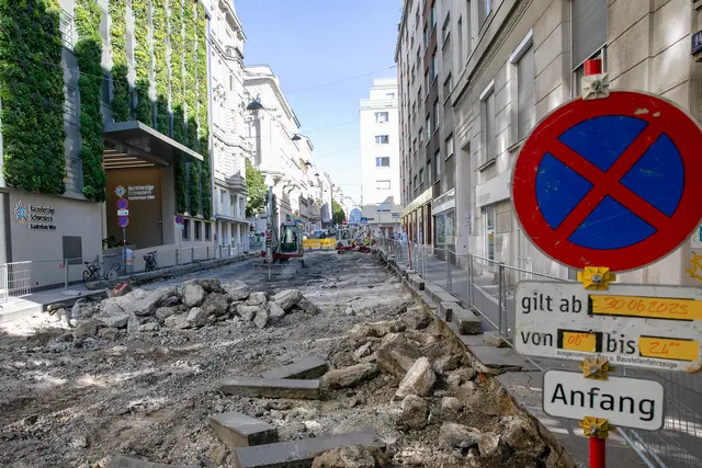 Die Bauarbeiten haben Auswirkungen auf den Verkehr. | Foto: BV6
