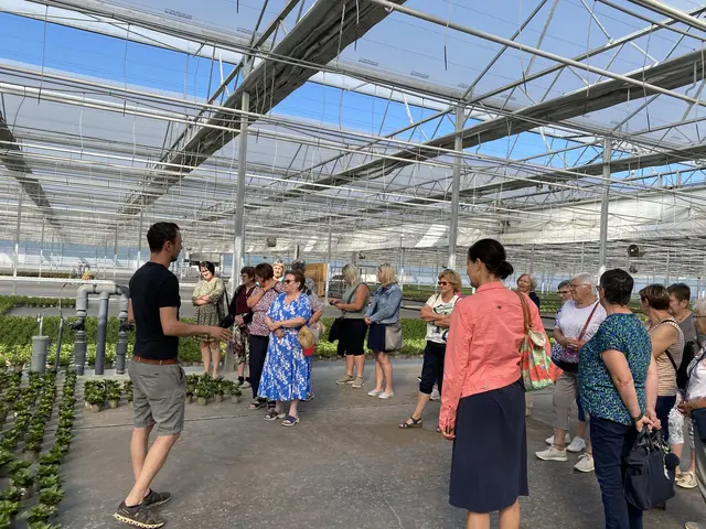 Besichtigung der Inntal-Gärtnerei in Pocking