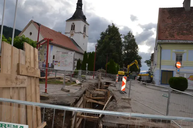 Die Künetten ermöglichen derzeit einen Blick in die Fohnsdorfer „Unterwelt“, allerdings wurden sie durch den Starkregen beschädigt. | Foto: Oblak