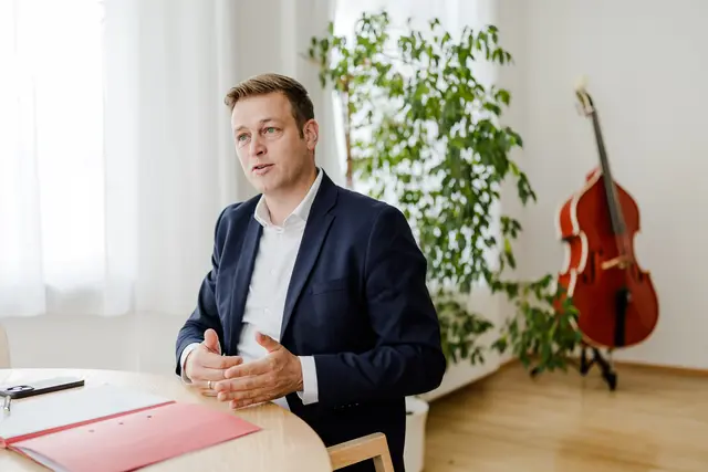 Landesrat und Grünen OÖ-Chef Stefan Kaineder im Interview. | Foto: MeinBezirk OÖ