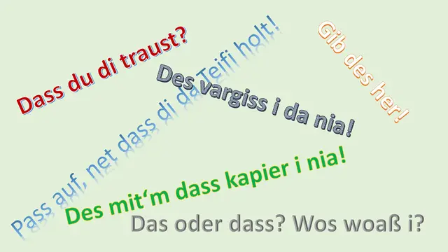 Das oder dass? Das ist hier die Frage!