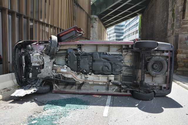 Der Unfall ereignete sich um 12:15 bei der Spittelauer Lände. | Foto: LPD Wien