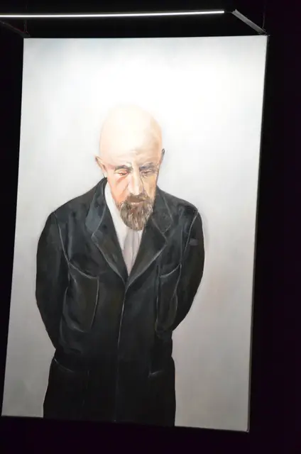 Ing. Rudolf Gomperz, der jüdische Tourismuspionier aus St. Anton portraitiert von Lisa Krabichler. | Foto: Sabine Schletterer