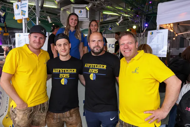 Patrick , Sebastian , Andreas und Harry (FC Zell am See).