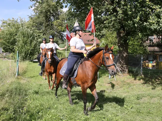 Ein besonderes Highlight beim Jubiläumsfest war die Pferdesegnung am Gelände des URV Ungenach-Gestüt Rosner. | Foto: Helmut Klein