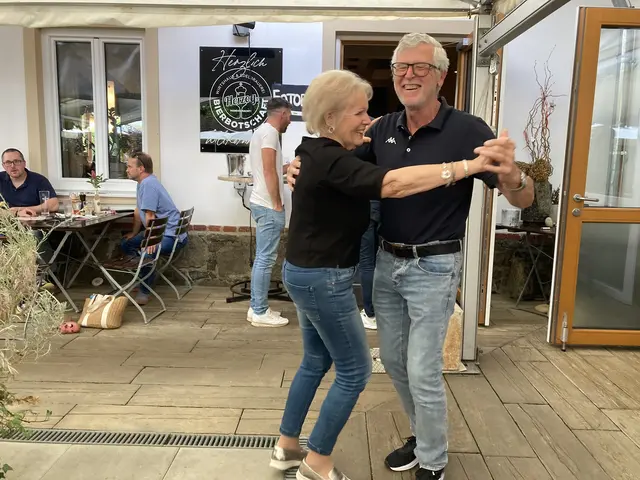 Schwingen Immer das Tanzbein, Ingeborg und Karl Hütter