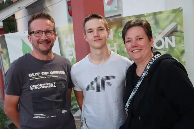 Benjamin, Fabian und Manuela Wastl | Foto: Christopher Polesnig