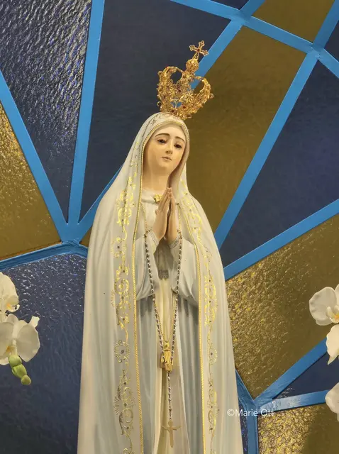 Fatimastatue, Friedenskirche in Gnas, Südoststeiermark