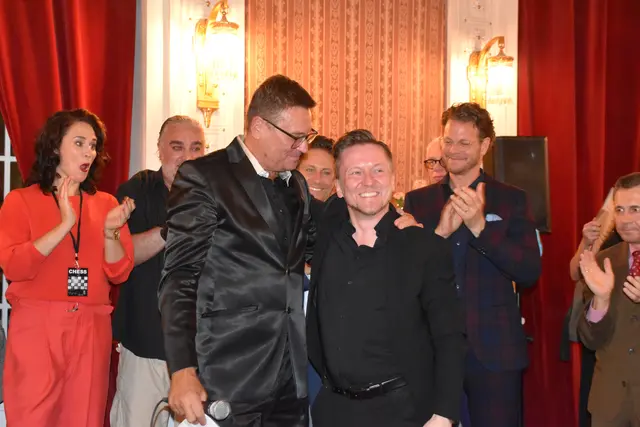 Michael Lakner mit Andreas Gergen. | Foto: Preineder