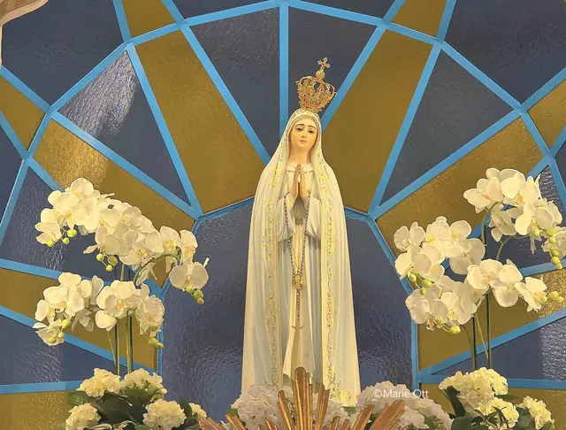 Statue, Fatima, Wallfahrtsort, Gnas, Südoststeiermark