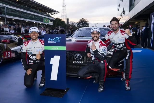 „Interlagos ist fahrerisch extrem fordernd – wenn man hier gewinnt, ist das eine Auszeichnung“, freute sich Clemens Schmid (l.) über die starke Leistung von ihm und seinem Team. | Foto: Akkodis ASP