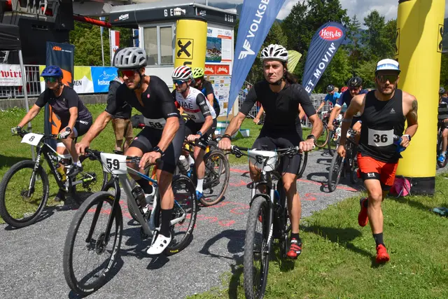 Am 12. Juli wurde der 6. Unterberg Duathlon in Kössen ausgetragen. | Foto: Johanna Bamberger